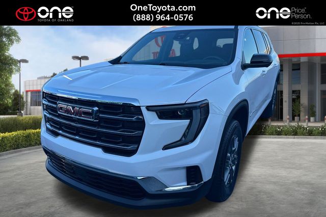 Summit White 2025 GMC Acadia SUV / Crossover Front-Wheel Drive 8-Speed Automatic