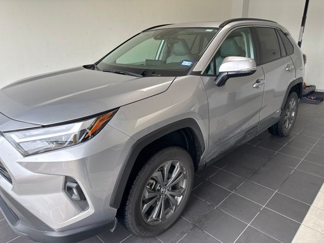 2023 Toyota RAV4 Hybrid XLE Premium Silver at North Houston Mitsubishi