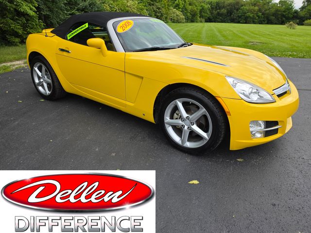 Sunburst Yellow 2008 Saturn Sky Roadster Convertible Rear-Wheel Drive 5-Speed Automatic