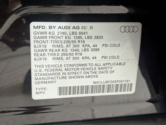used 2025 Audi Q4 e-tron car, priced at $44,681