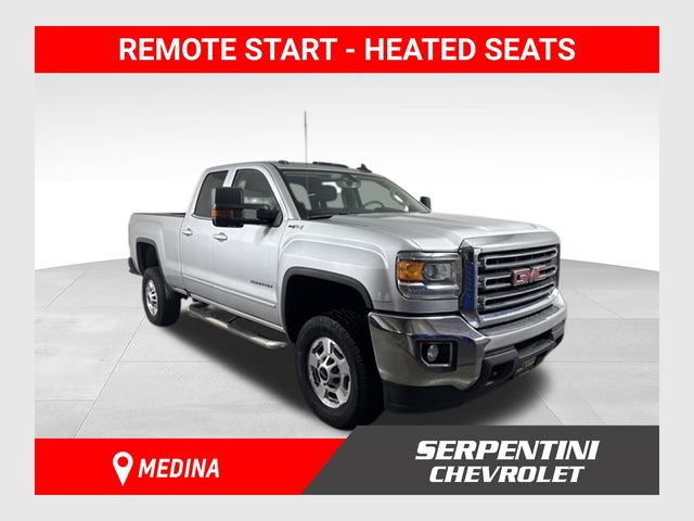 Quicksilver Metallic 2019 GMC Sierra 2500HD Pickup Truck Four-Wheel Drive 6-Speed Automatic Overdrive