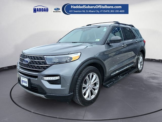 Gray 2023 Ford Explorer XLT AWD SUV / Crossover All-Wheel Drive Automatic
