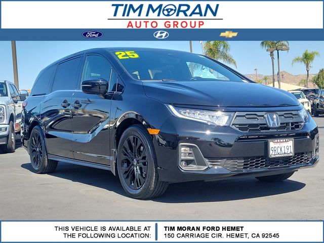 Crystal Black Pearl 2025 Honda Odyssey Sport-L FWD Minivan Front-Wheel Drive Automatic