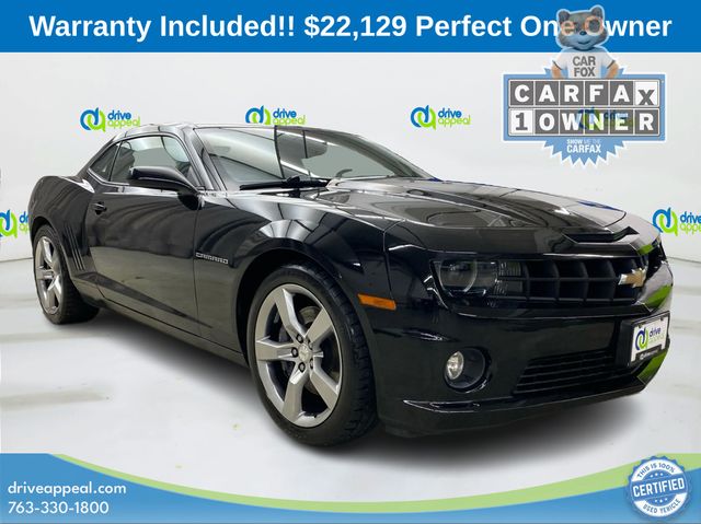 Black 2011 Chevrolet Camaro Coupe Rear-Wheel Drive 6-Speed Manual
