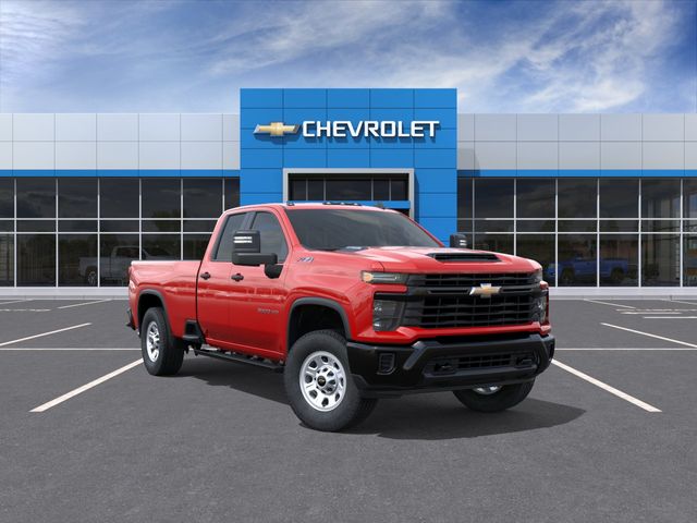 Red 2026 Chevrolet Silverado 3500HD Pickup Truck Four-Wheel Drive Automatic