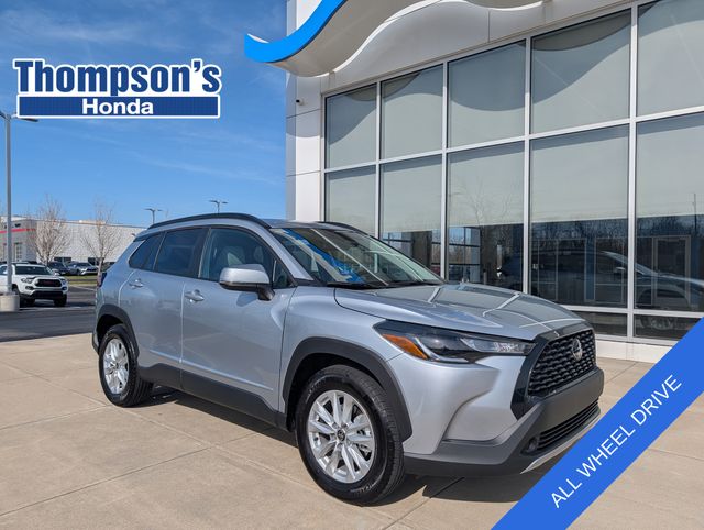 Sonic Silver 2023 Toyota Corolla Cross LE AWD SUV / Crossover All-Wheel Drive Continuously Variable Transmission