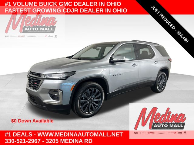 Sterling Gray Metallic 2023 Chevrolet Traverse SUV / Crossover Four-Wheel Drive 9-Speed Automatic