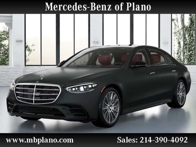 Gray (MANUFAKTUR Graphite Grey) 2026 Mercedes-Benz S-Class Sedan All-Wheel Drive 9-Speed Automatic