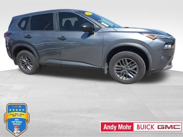 Gray (Gun Metallic) 2023 Nissan Rogue SUV / Crossover Front-Wheel Drive Continuously Variable Transmission