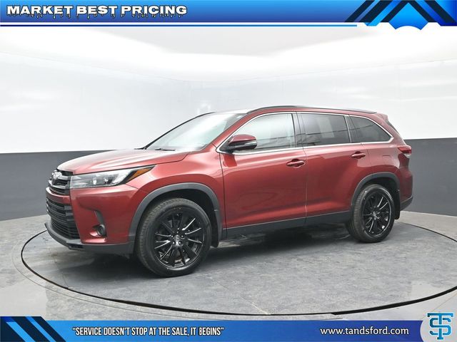 Salsa Red Pearl 2019 Toyota Highlander SE AWD SUV / Crossover All-Wheel Drive 8-Speed Automatic