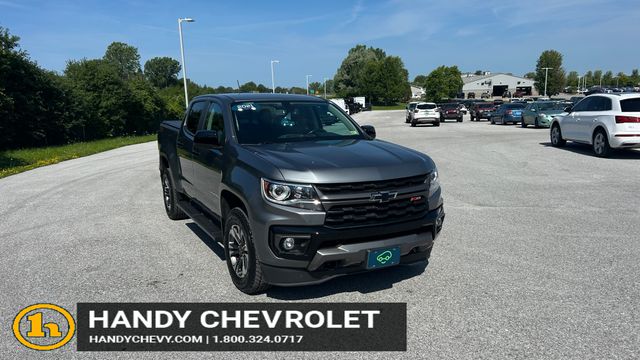 Gray (Satin Steel Metallic) 2021 Chevrolet Colorado Pickup Truck Four-Wheel Drive 8-Speed Automatic