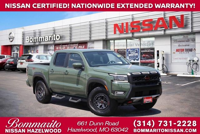 Green Metallic 2026 Nissan Frontier Pickup Truck Four-Wheel Drive 9-Speed Automatic Overdrive