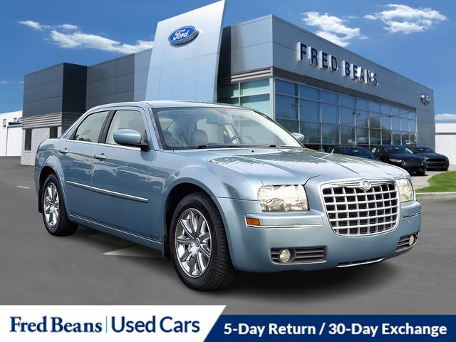 Clearwater Blue Pearlcoat/Black Cloth Top 2009 Chrysler 300 Sedan Rear-Wheel Drive 4-Speed Automatic