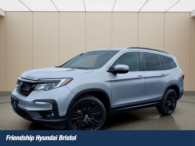 Lunar Silver Metallic 2021 Honda Pilot SE AWD SUV / Crossover All-Wheel Drive 9-Speed Automatic