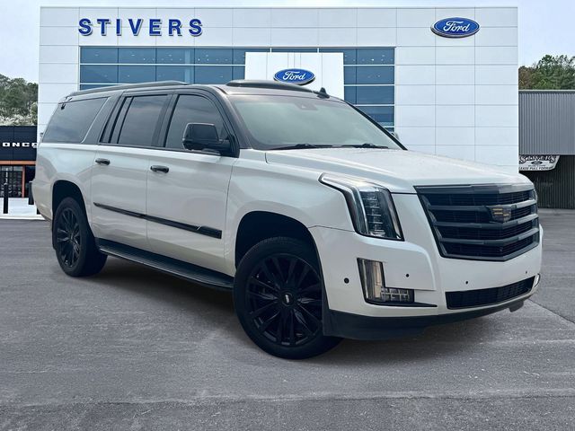 Dark Granite Metallic 2017 Cadillac Escalade ESV SUV / Crossover Rear-Wheel Drive 8-Speed Automatic