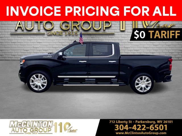 2025 Black Chevrolet Silverado 1500 High Country 4X4 Truck