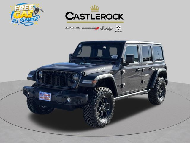 Gray (Granite Crystal Metallic Clearcoat) 2026 Jeep Wrangler SUV / Crossover Four-Wheel Drive 8-Speed Automatic
