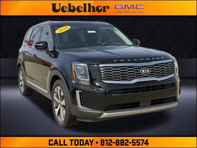 Ebony Black 2020 Kia Telluride EX FWD SUV / Crossover Front-Wheel Drive 8-Speed Automatic