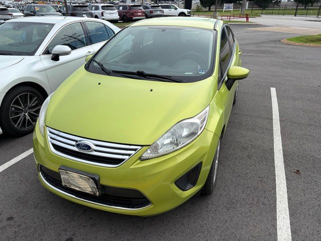 Green 2012 Ford Fiesta Sedan Front-Wheel Drive 6-Speed Automatic