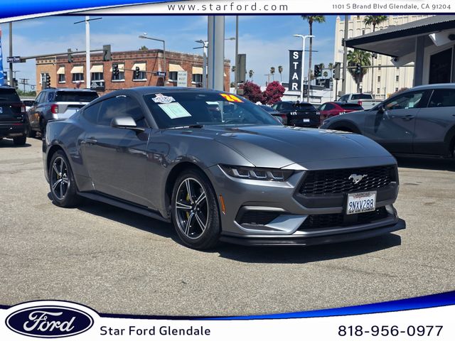 Gray Metallic 2024 Ford Mustang Coupe Rear-Wheel Drive Automatic