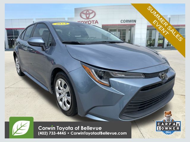 Celestite 2024 Toyota Corolla Sedan Front-Wheel Drive Continuously Variable Transmission