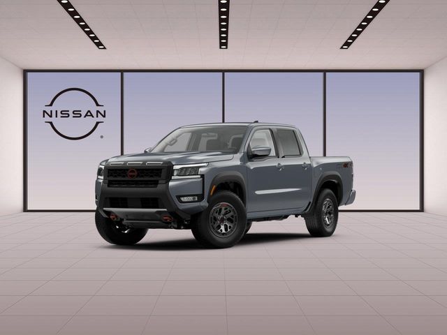 Boulder Gray Pearl 2026 Nissan Frontier Pickup Truck Four-Wheel Drive 9-Speed Automatic Overdrive