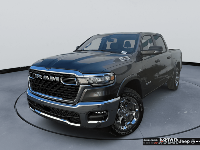 Crystal Metallic 2026 RAM 1500 Pickup Truck Four-Wheel Drive 8-Speed Automatic