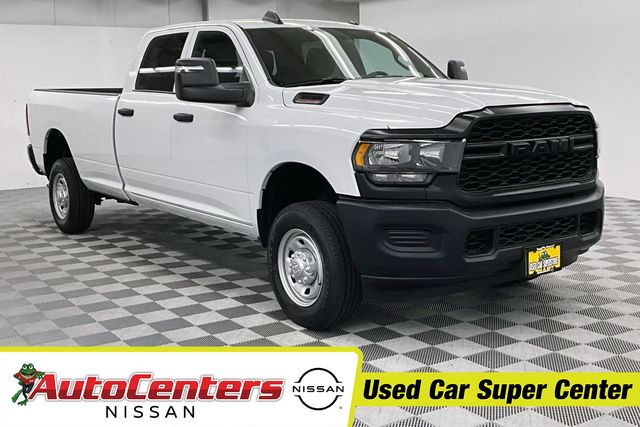 Bright White Clearcoat 2024 RAM 2500 Tradesman Crew Cab LB 4WD Pickup Truck Four-Wheel Drive 8-Speed Automatic