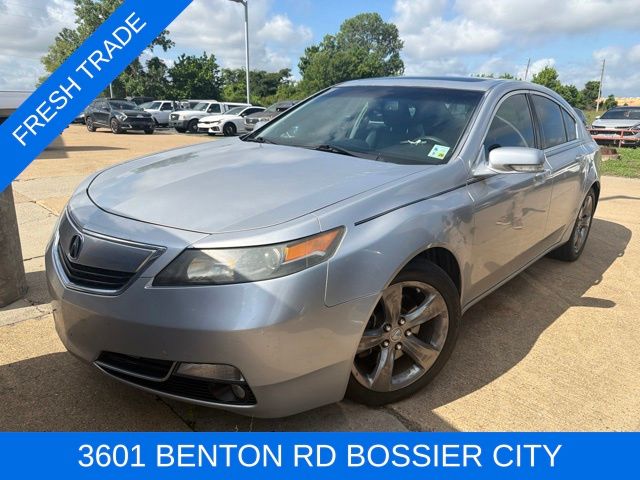 Silver 2014 Acura TL FWD with Advance Package Sedan Front-Wheel Drive 6-Speed Automatic