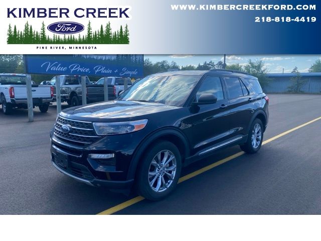 Agate Black Metallic 2023 Ford Explorer SUV / Crossover All-Wheel Drive Automatic