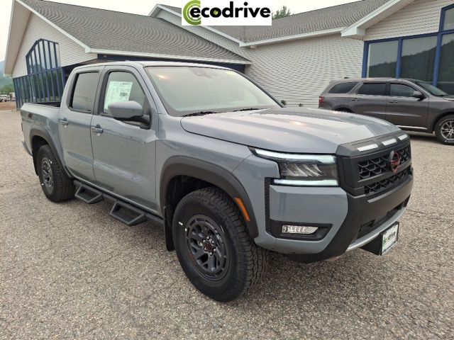 Boulder Gray Pearl 2026 Nissan Frontier Pickup Truck Four-Wheel Drive 9-Speed Automatic Overdrive