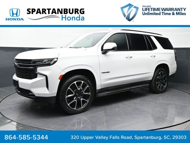 Summit White 2021 Chevrolet Tahoe RST 4WD SUV / Crossover Four-Wheel Drive Automatic