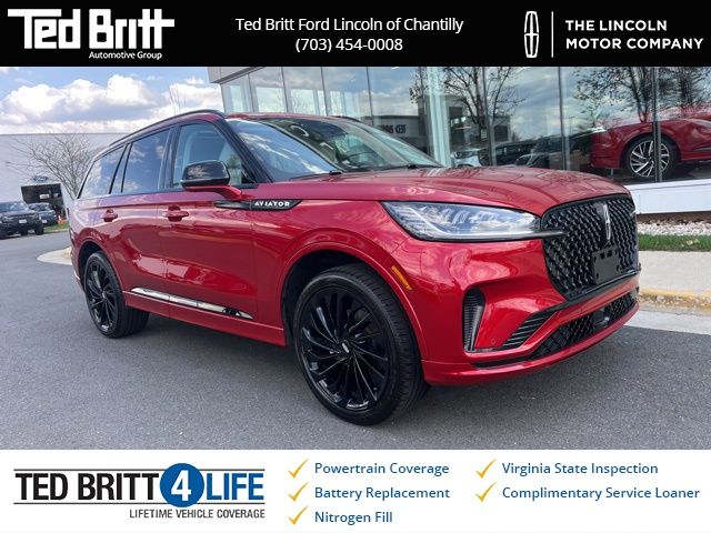 Red 2026 Lincoln Aviator Reserve AWD SUV / Crossover All-Wheel Drive Automatic