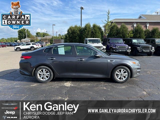 Gray (Platinum Graphite) 2018 Kia Optima Sedan Front-Wheel Drive 6-Speed Automatic