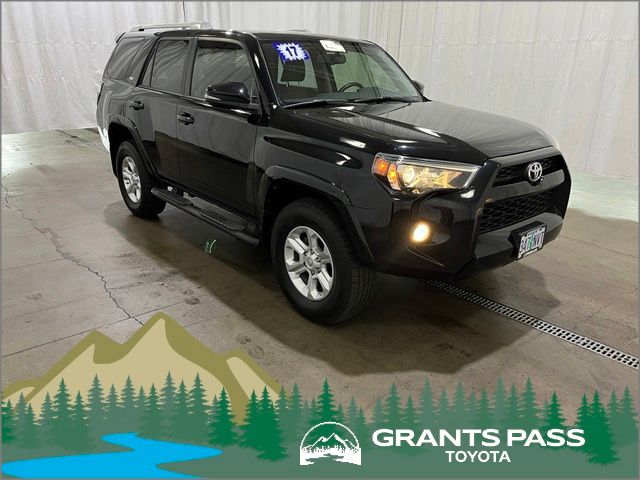 Midnight Black Metallic 2017 Toyota 4Runner SUV / Crossover Four-Wheel Drive 5-Speed Automatic Overdrive