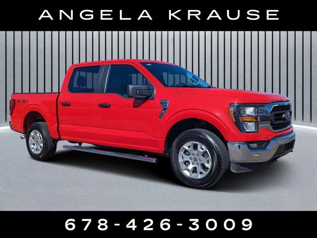 Race Red 2023 Ford F-150 XLT SuperCrew 4WD Pickup Truck Four-Wheel Drive Automatic