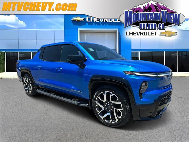 Riptide Blue 2025 Chevrolet Silverado EV Pickup Truck All-Wheel Drive 1-Speed Automatic