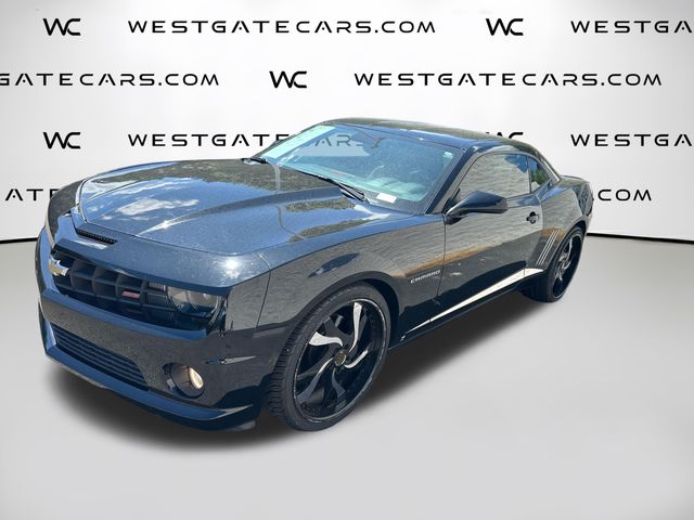 Black 2010 Chevrolet Camaro Coupe Rear-Wheel Drive 6-Speed Automatic