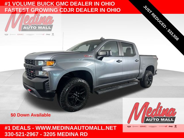 Gray (Satin Steel Metallic) 2022 Chevrolet Silverado 1500 Pickup Truck Four-Wheel Drive 8-Speed Automatic