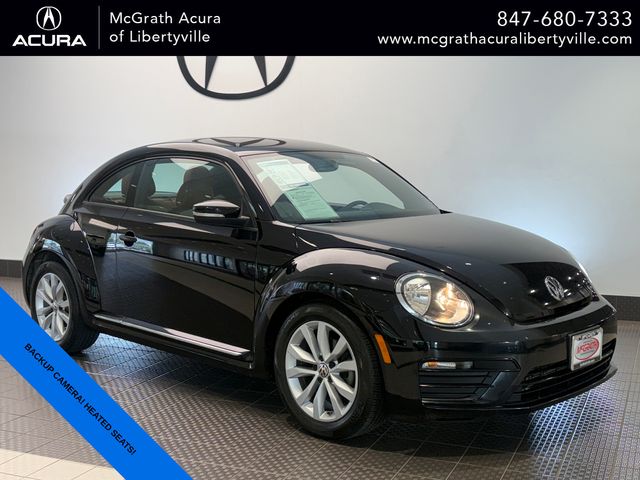 Deep Black Pearl 2017 Volkswagen Beetle Hatchback Front-Wheel Drive 6-Speed Automatic