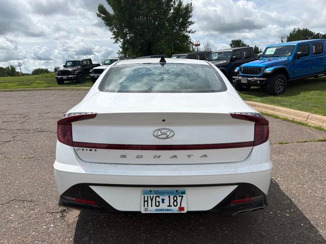 2022 Quartz White Hyundai Sonata SEL FWD Sedan