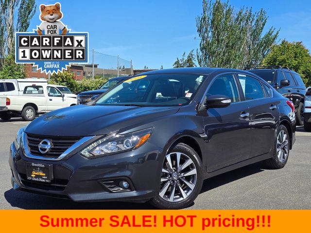 Storm Blue 2016 Nissan Altima 2.5 SL Sedan Front-Wheel Drive Continuously Variable Transmission