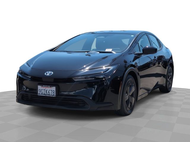 Midnight Black Metallic 2023 Toyota Prius LE FWD Hatchback Front-Wheel Drive Continuously Variable Transmission