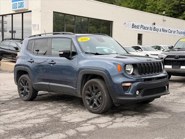 Slate Blue 2022 Jeep Renegade SUV / Crossover Four-Wheel Drive 9-Speed Automatic