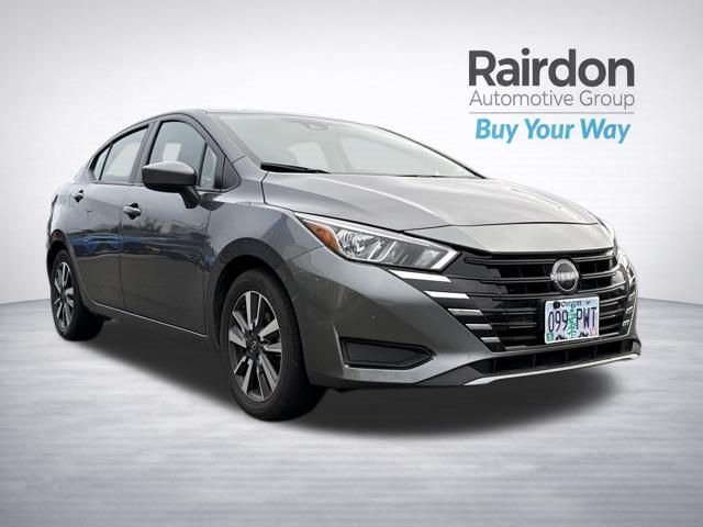 Gray (Gun Metallic) 2024 Nissan Versa Sedan Front-Wheel Drive Continuously Variable Transmission