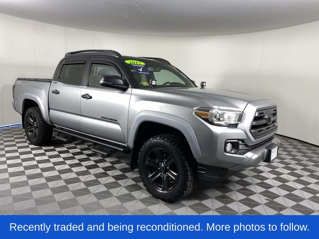 Silver Sky Metallic 2017 Toyota Tacoma Pickup Truck Four-Wheel Drive 6-Speed Automatic