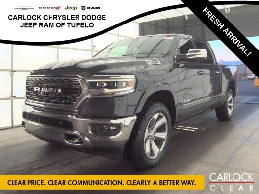 Gray (Maximum Steel Metallic Clearcoat) 2020 RAM 1500 Limited Crew Cab 4WD Pickup Truck Four-Wheel Drive 8-Speed Automatic