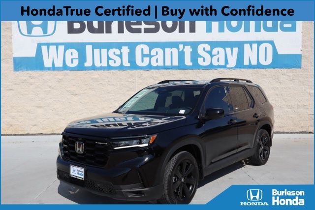 Crystal Black Pearl 2025 Honda Pilot SUV / Crossover All-Wheel Drive Automatic