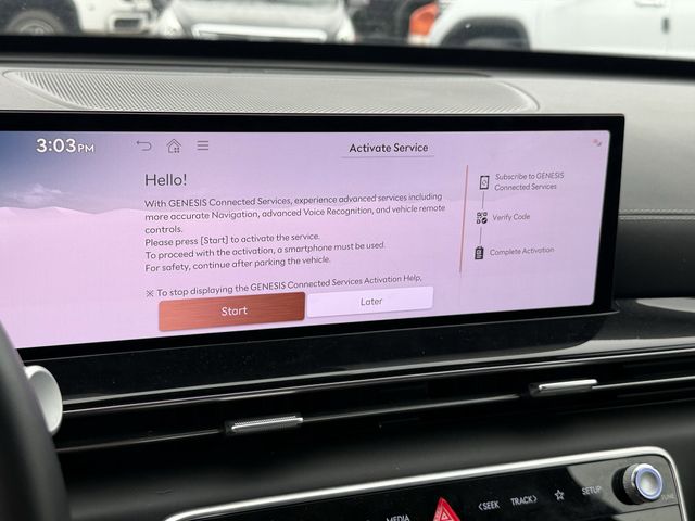 2025 Genesis GV80 2.5T White at Bayshore Chrysler Jeep Dodge Ram