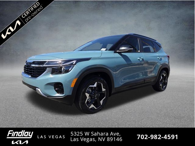 Pluton Blue/Black Roof 2026 Kia Seltos SUV / Crossover All-Wheel Drive Continuously Variable Transmission